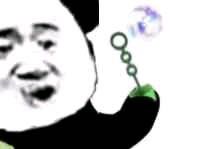 逗比傻屌熊猫头斗图微信表情包