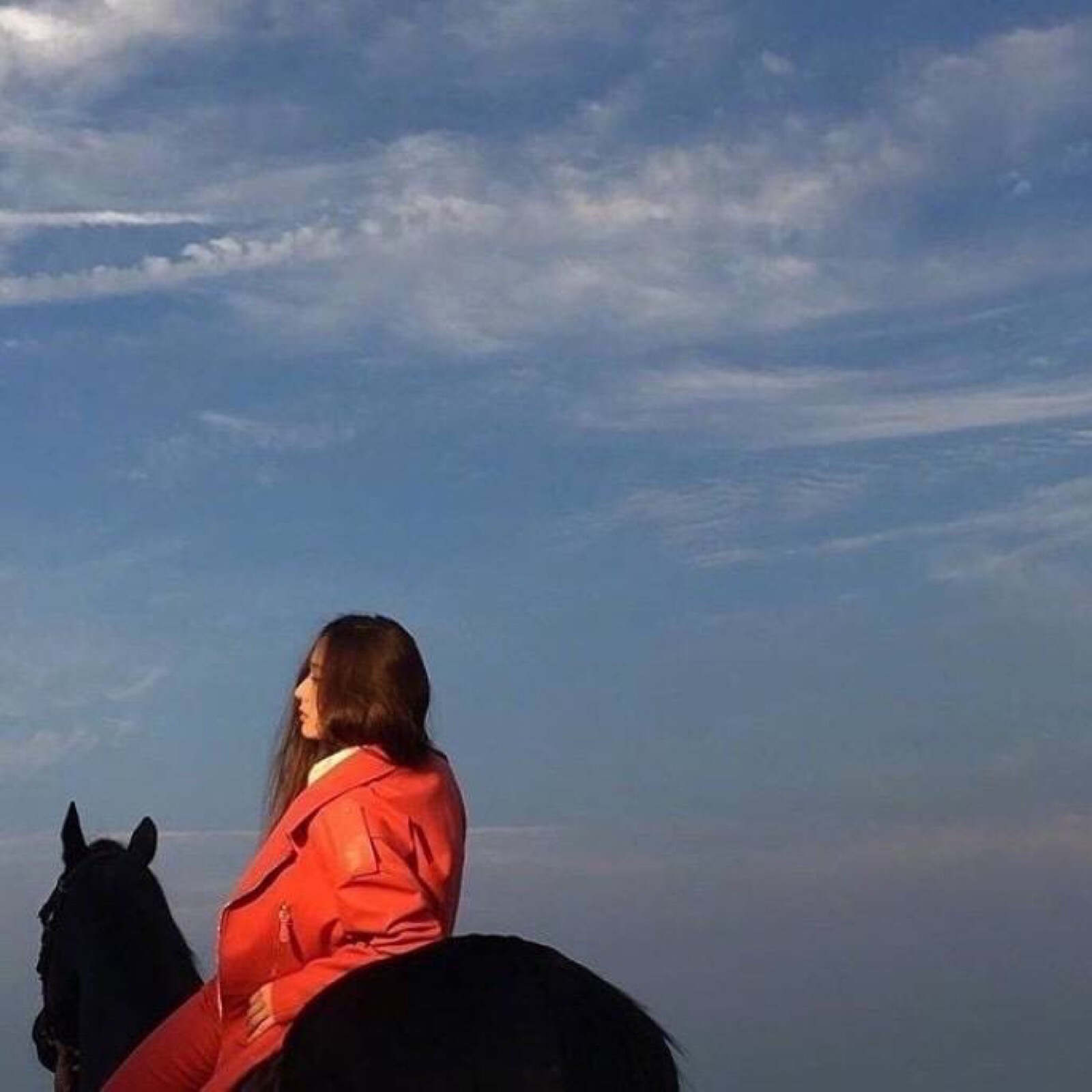 微信潮流霸气御姐长发女头