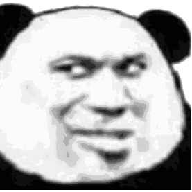 逗比傻屌熊猫头斗图微信表情包