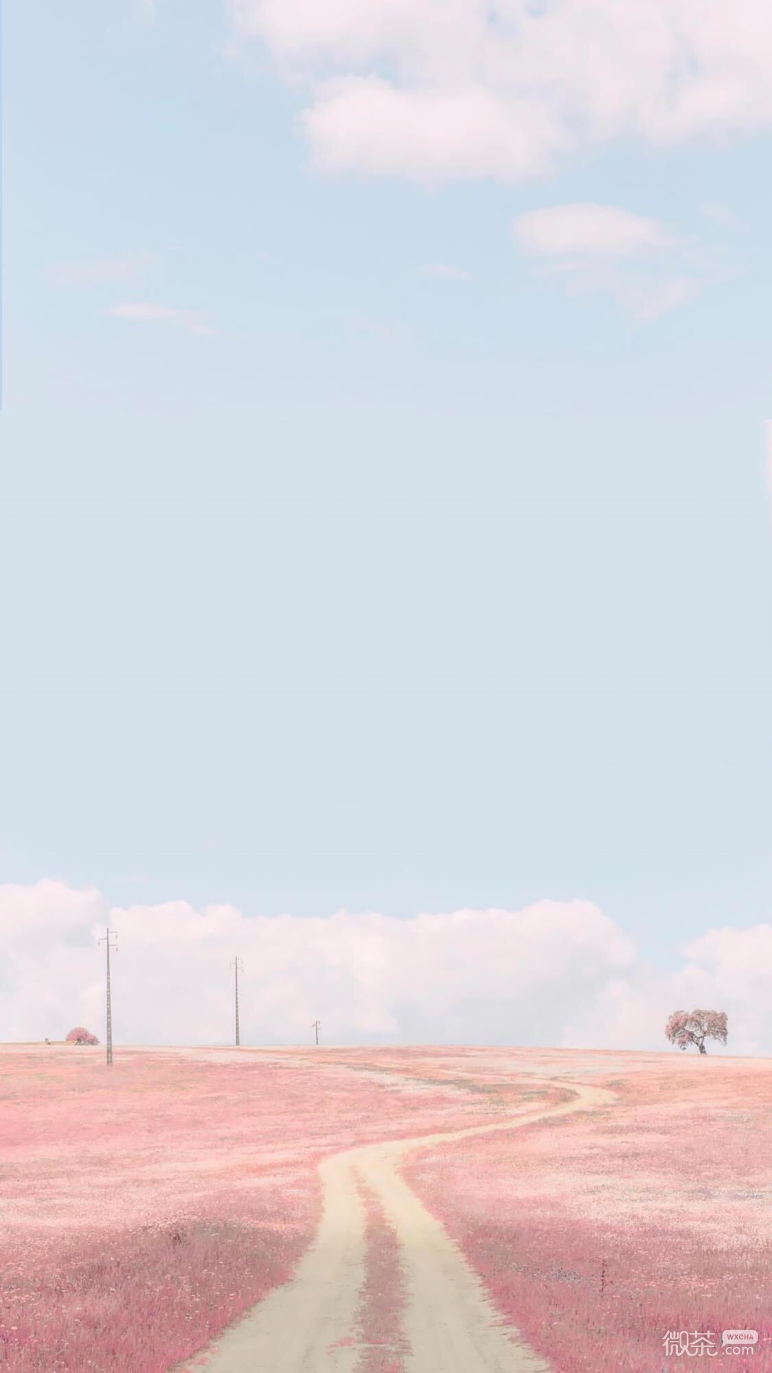 唯美天空聊天背景