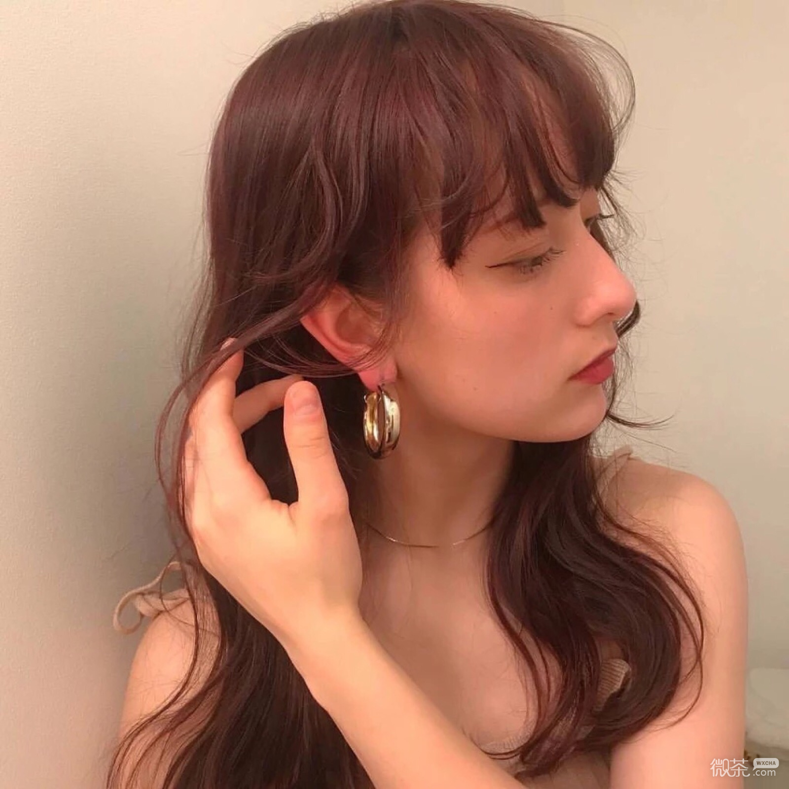 微信潮流霸气御姐长发女头