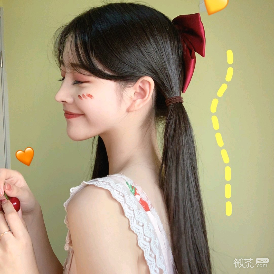 微信冷酷成熟长发女头