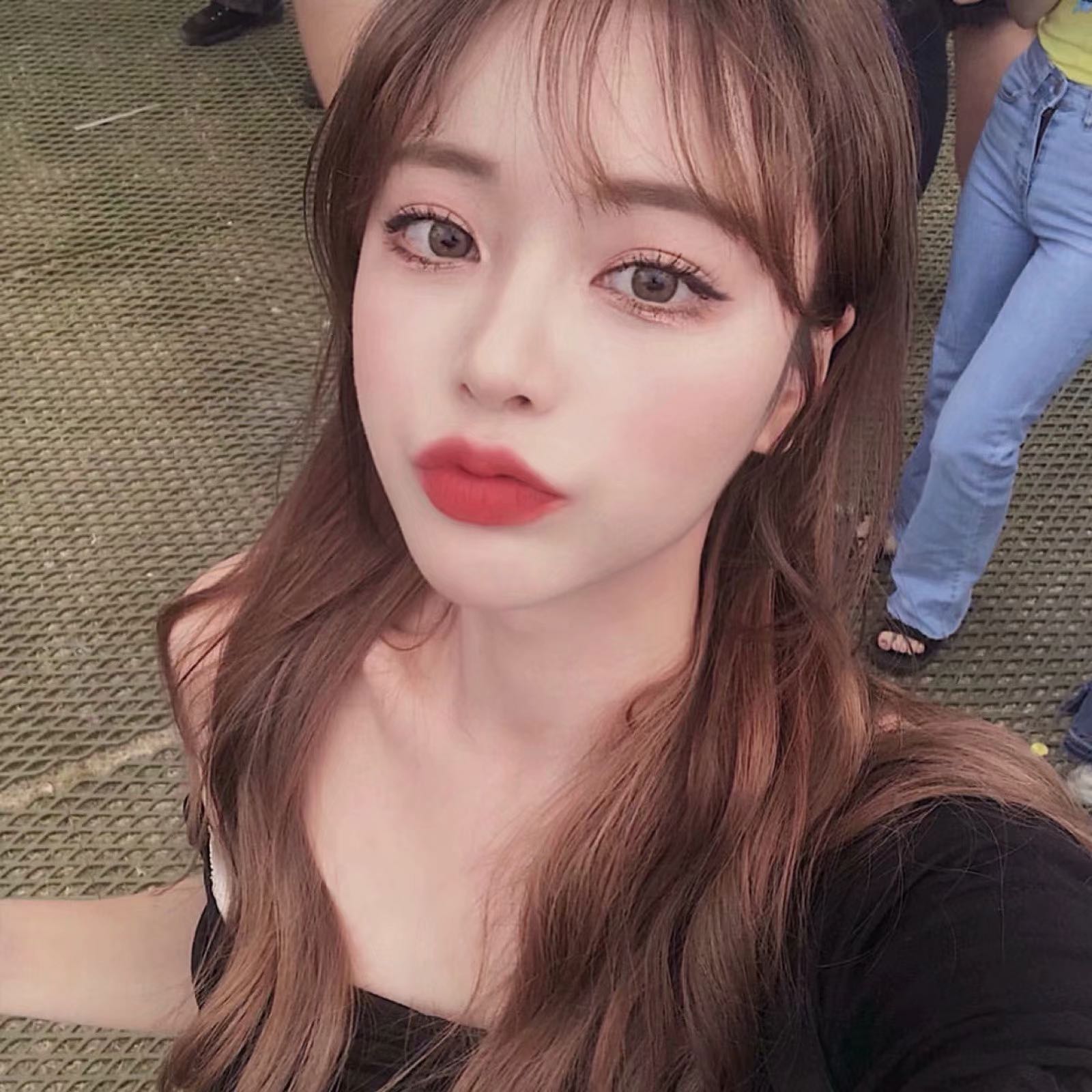 微信小清新性感女头