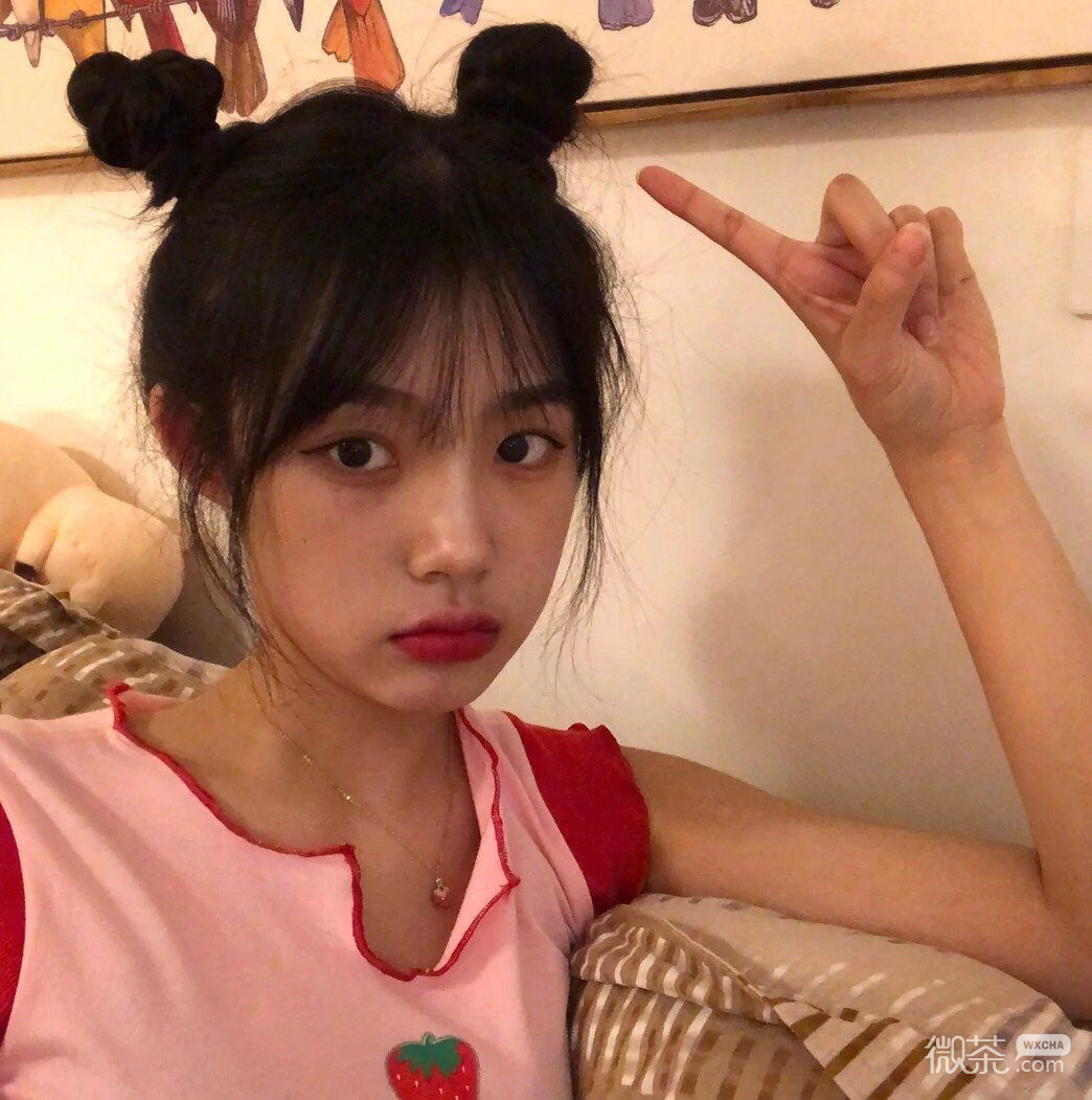 微信青春文艺阳光女头