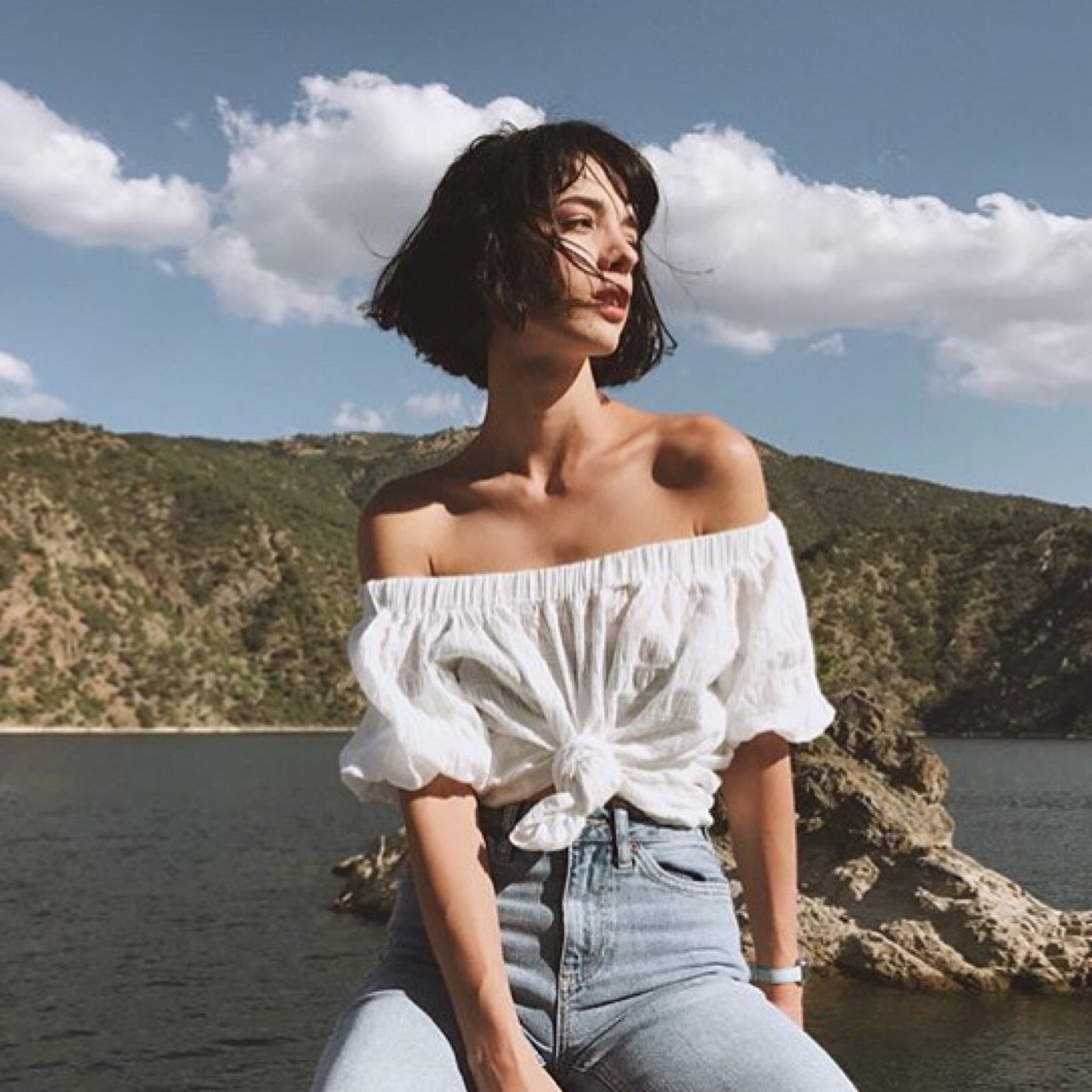 微信冷酷成熟长发女头