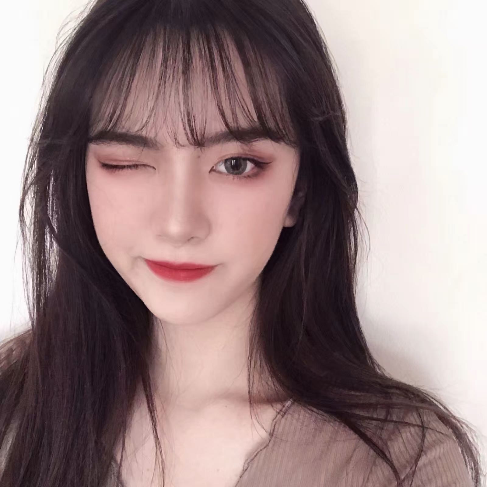 微信小清新性感女头