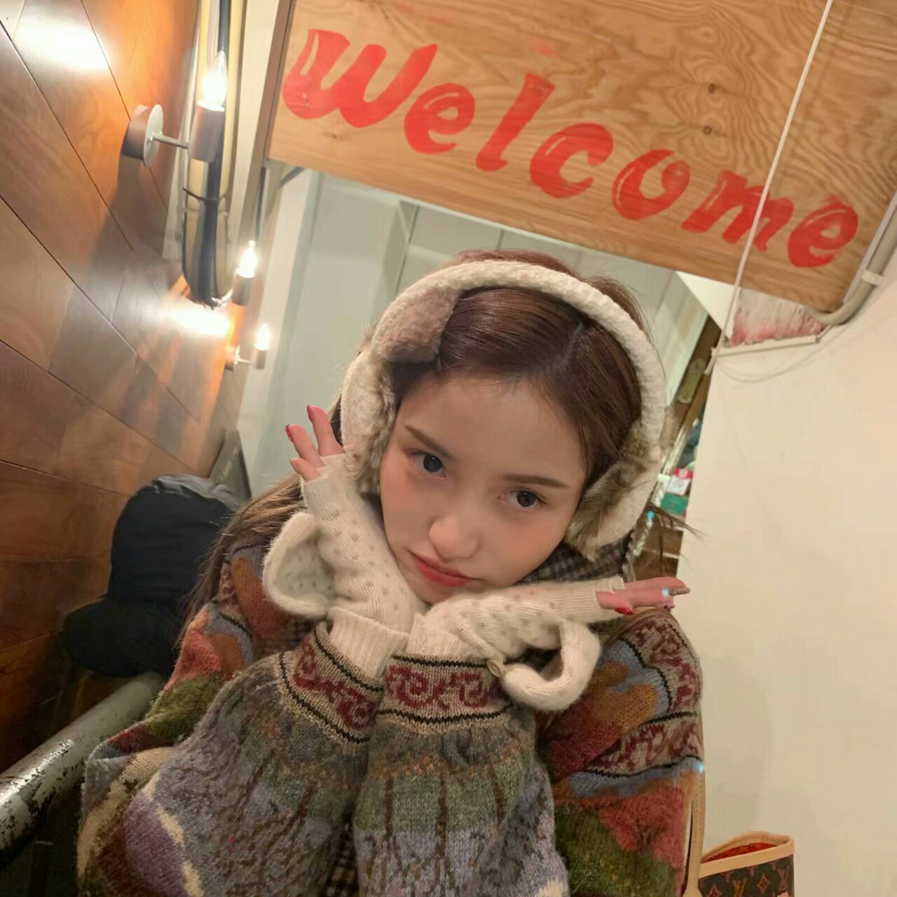 微信冷酷成熟长发女头