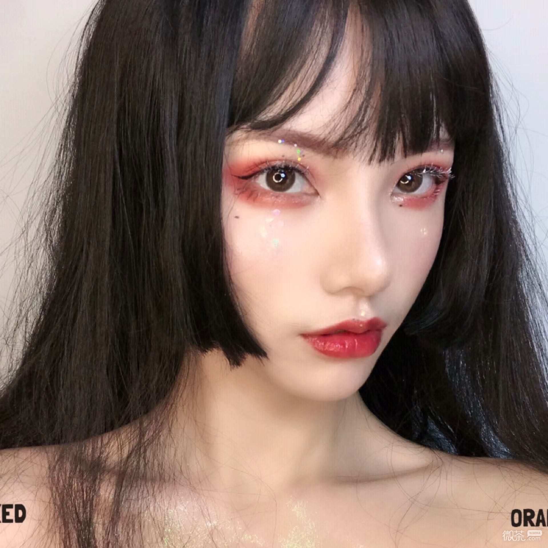 性感冷酷时尚女头