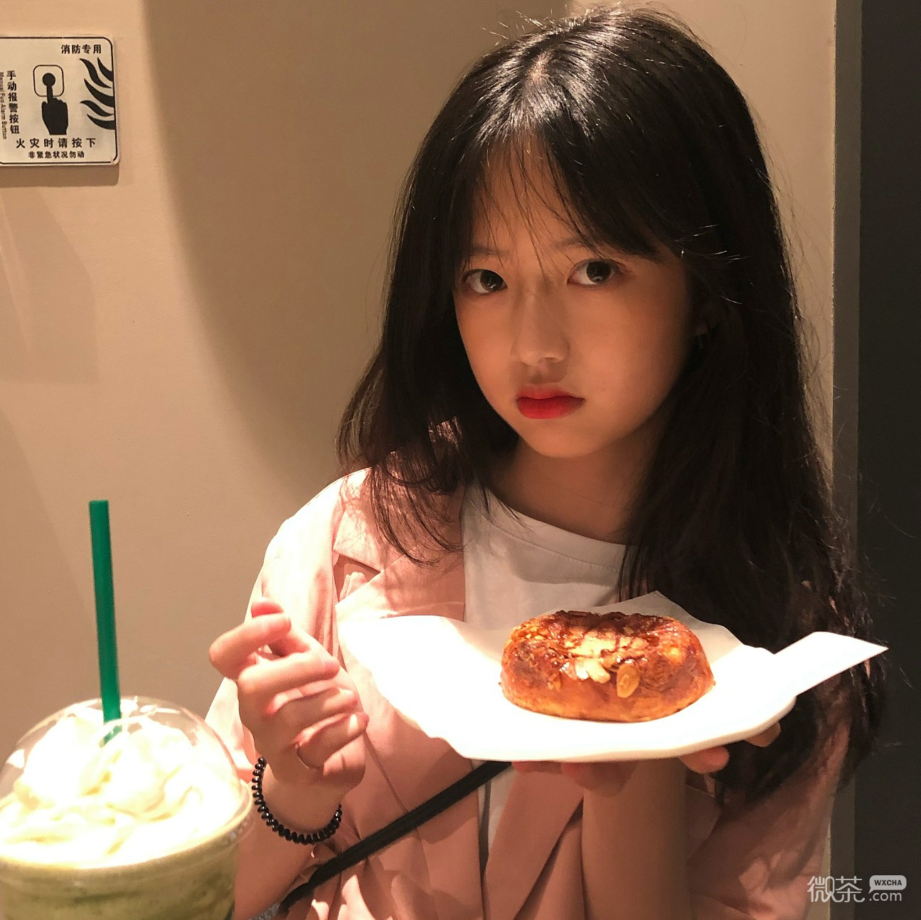微信青春文艺阳光女头