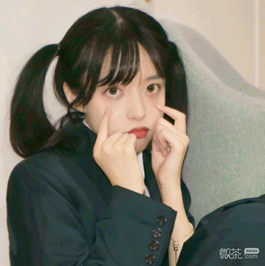 微信冷酷成熟长发女头