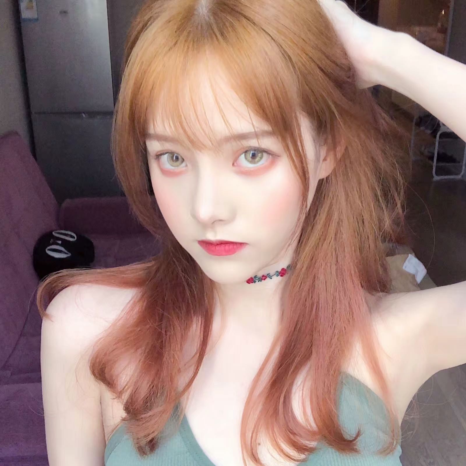 微信小清新性感女头