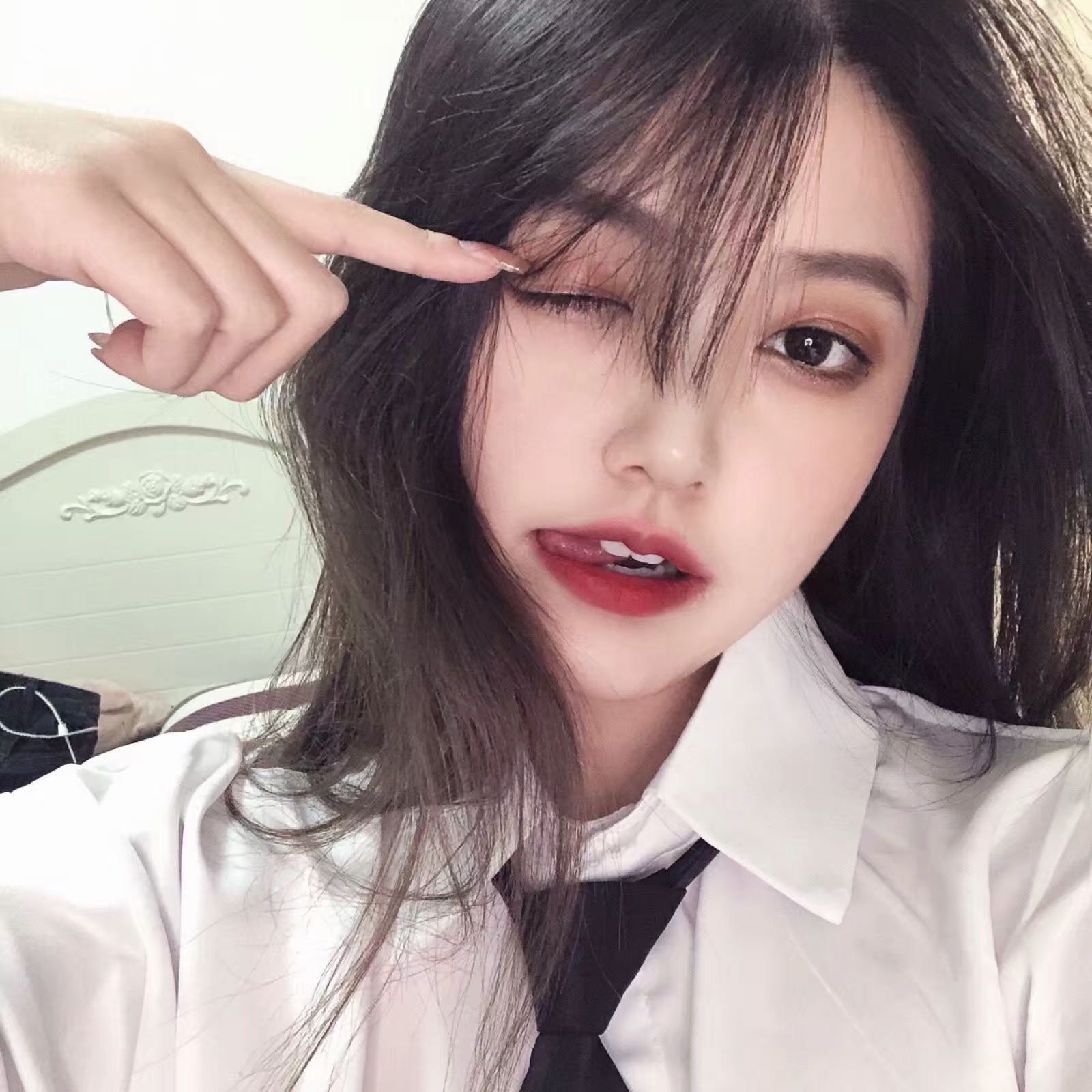 微信小清新性感女头