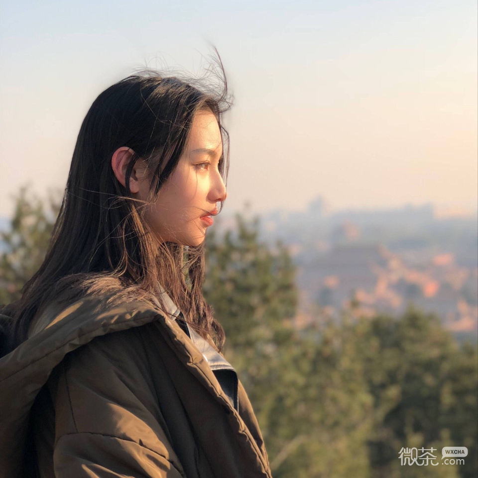微信青春文艺阳光女头