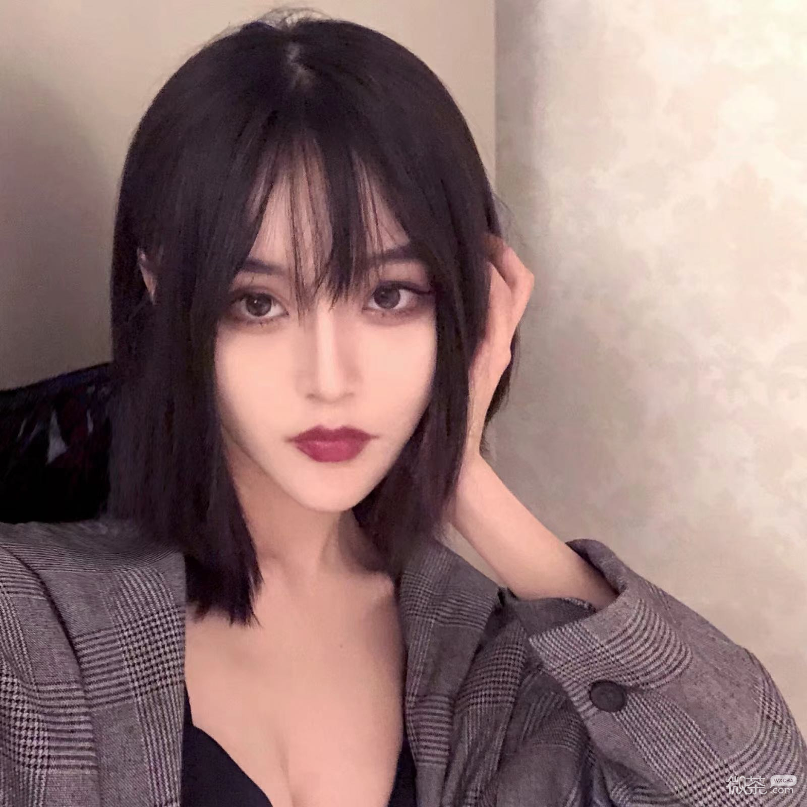 性感冷酷时尚女头