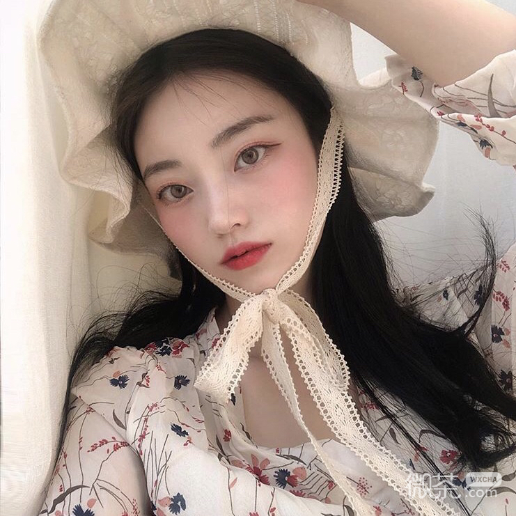 可爱清新女头
