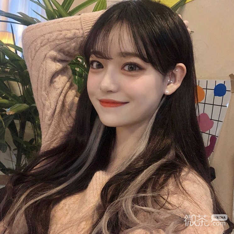 可爱清新女头