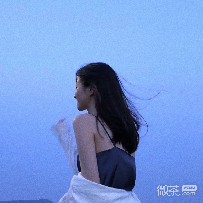 可爱清新长发微信女头