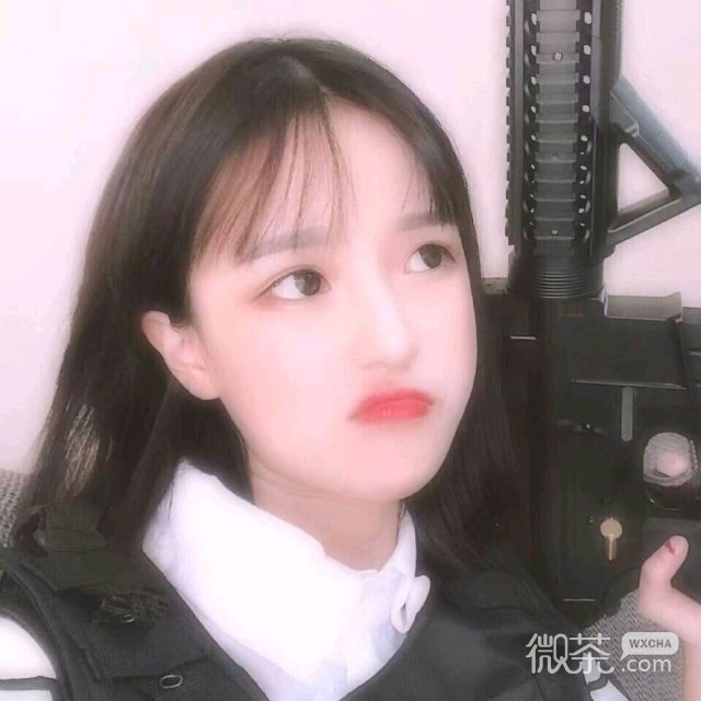可爱清新女头