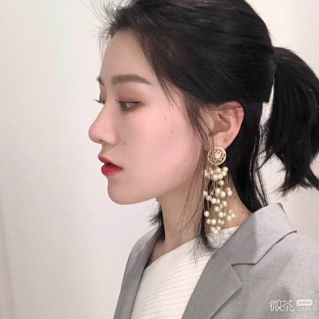 可爱清新长发微信女头
