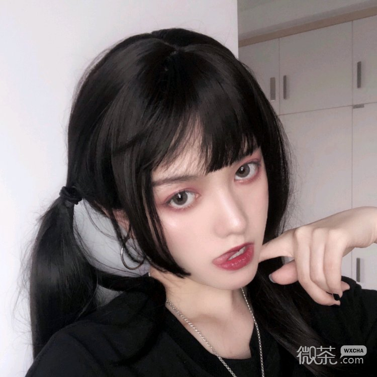 漂亮俏皮好看女头
