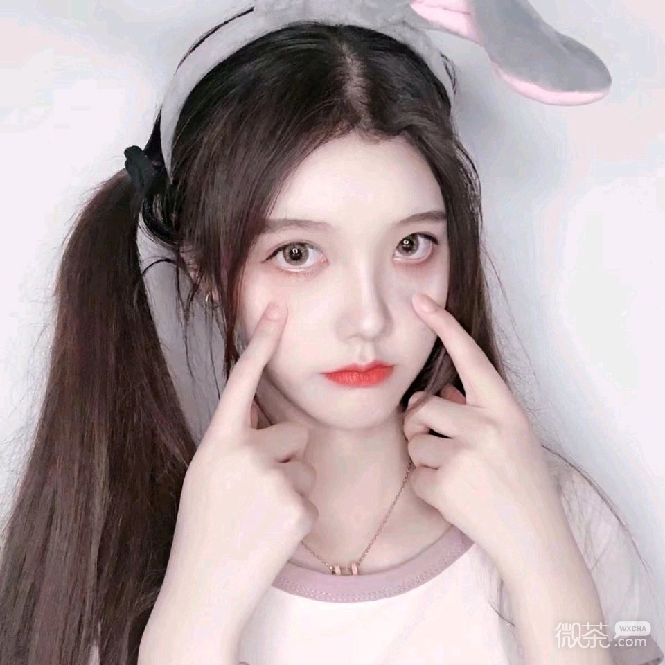 漂亮俏皮好看女头