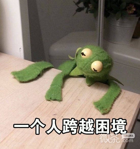 一个人太难了微信带字表情包下载