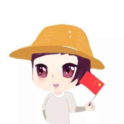 高清好看的微信拿国旗卡通人物头像下载
