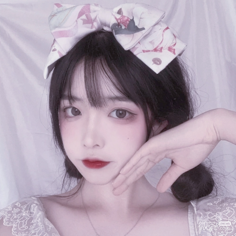 小清新寂寞时尚迷人女头