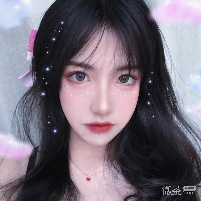 小清新寂寞时尚迷人女头
