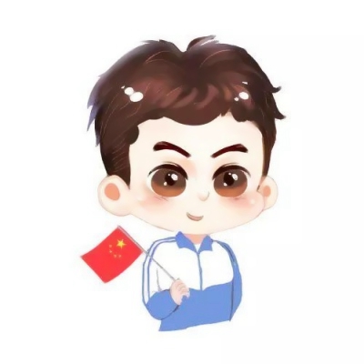 高清好看的微信拿国旗卡通人物头像下载