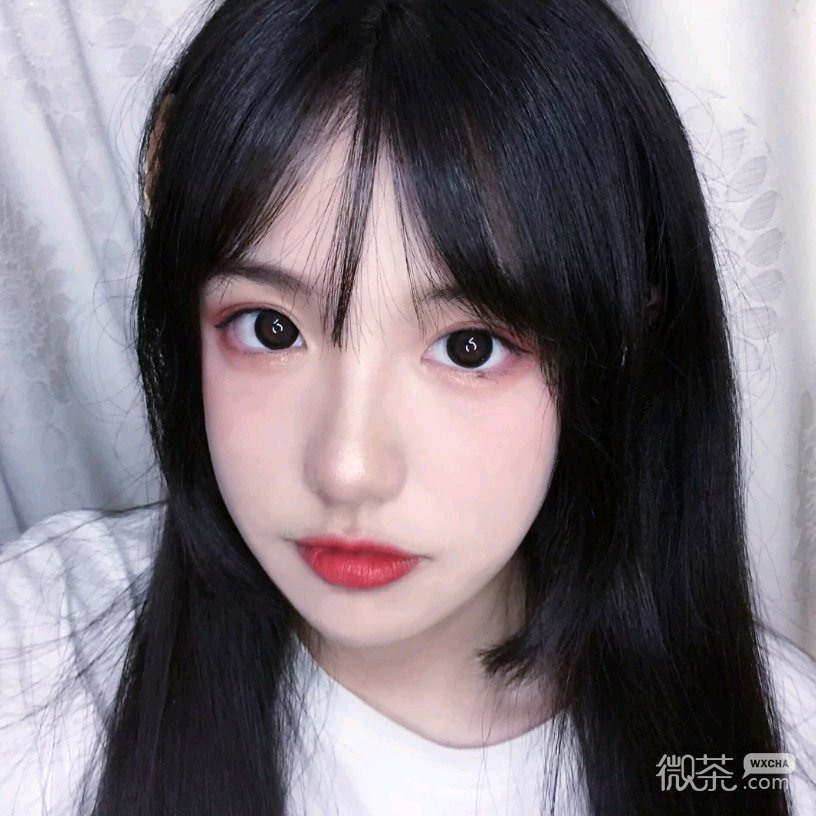 小清新寂寞时尚迷人女头