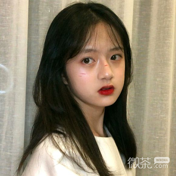 寂静忧伤长发女头