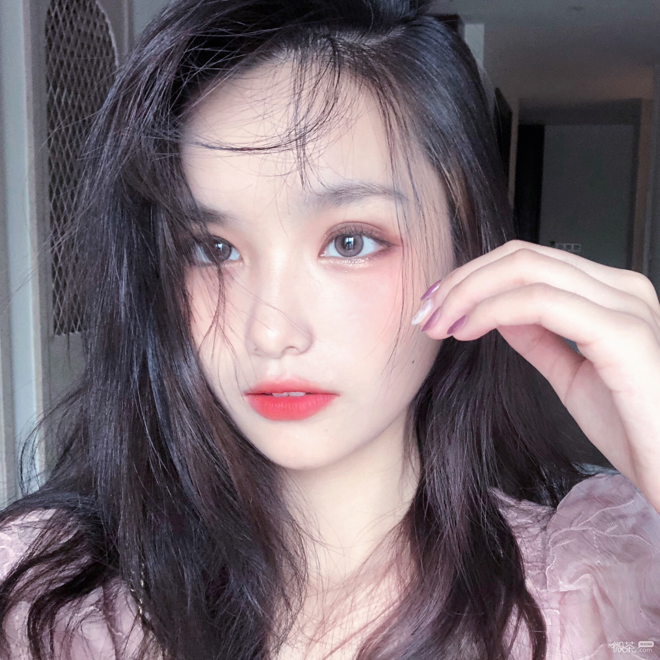 高颜值佛系时尚长发女头