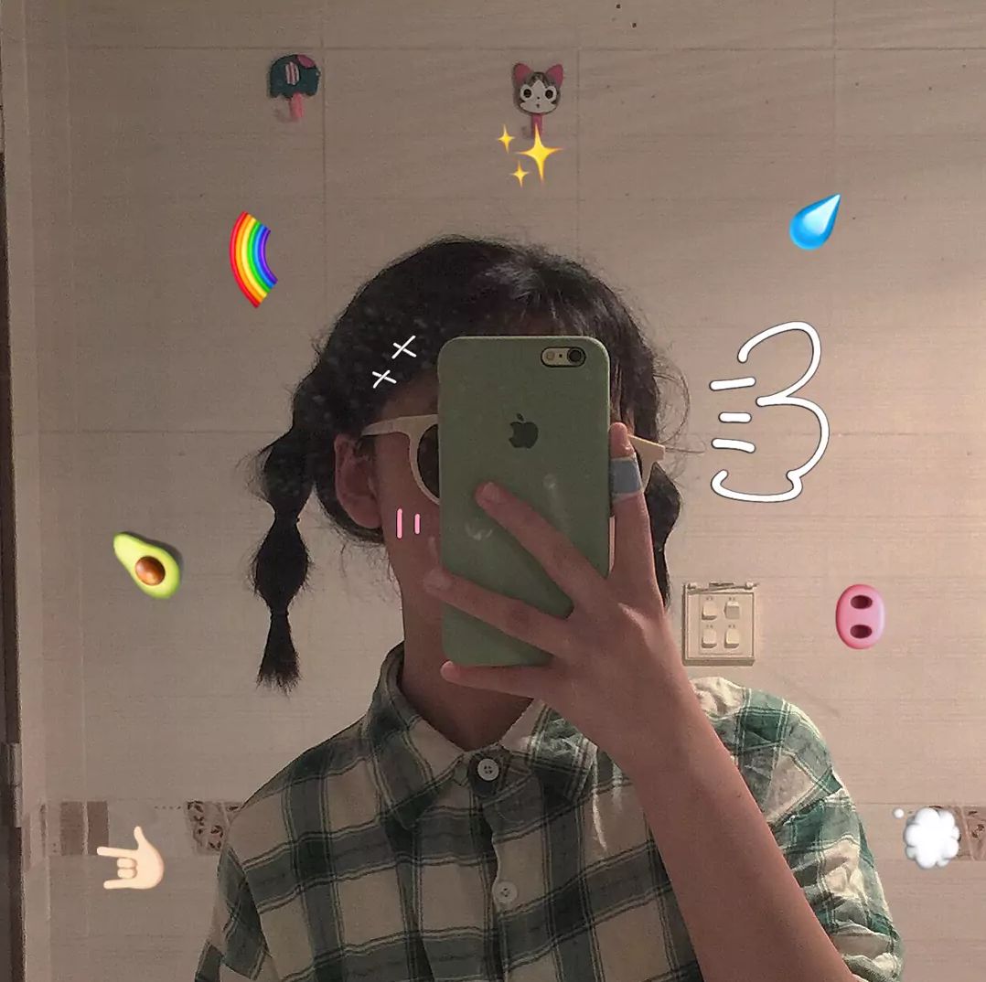 微信清纯性感文艺长发女头