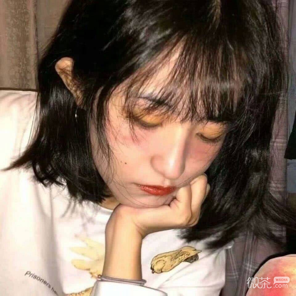 小清新冷酷长发高颜值女头