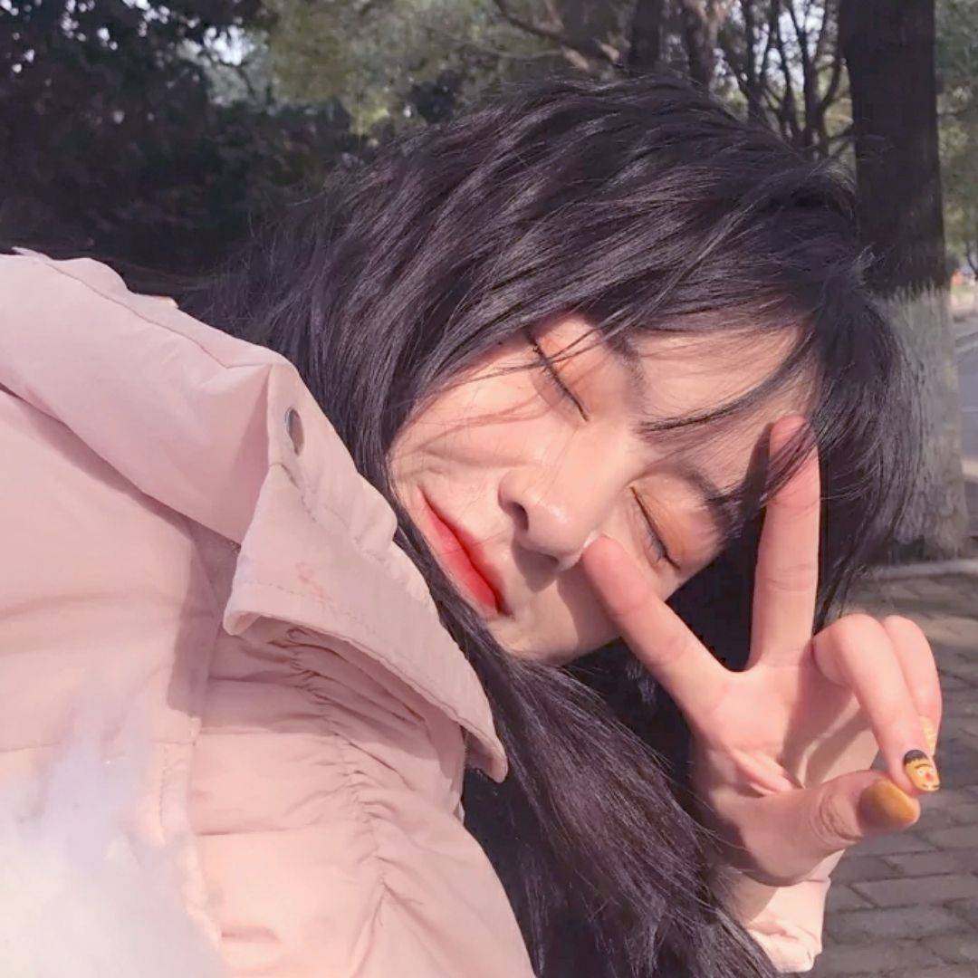 小清新冷酷长发高颜值女头