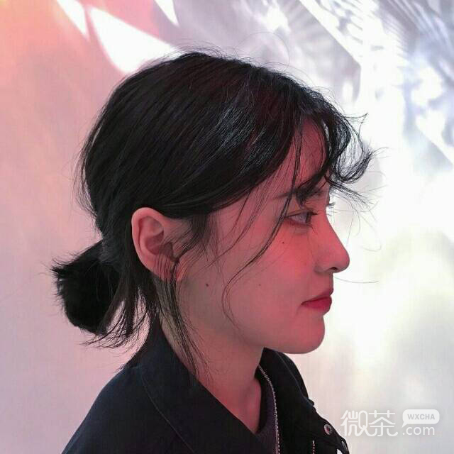 小清新冷酷长发高颜值女头