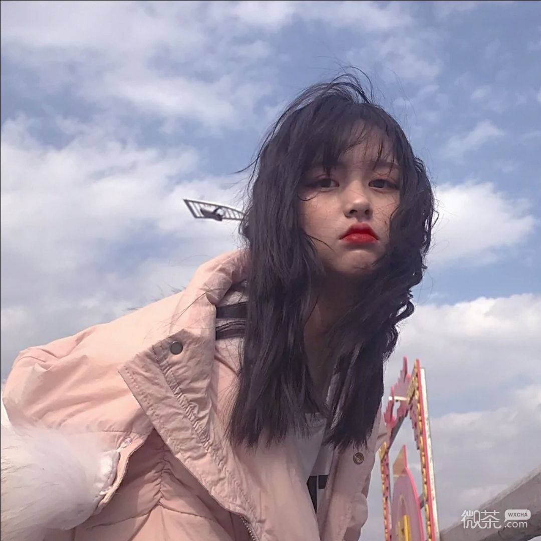 小清新冷酷长发高颜值女头