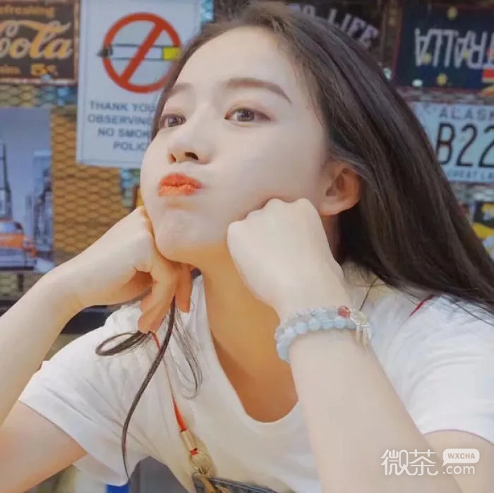 微信洒脱性感迷人长发女头