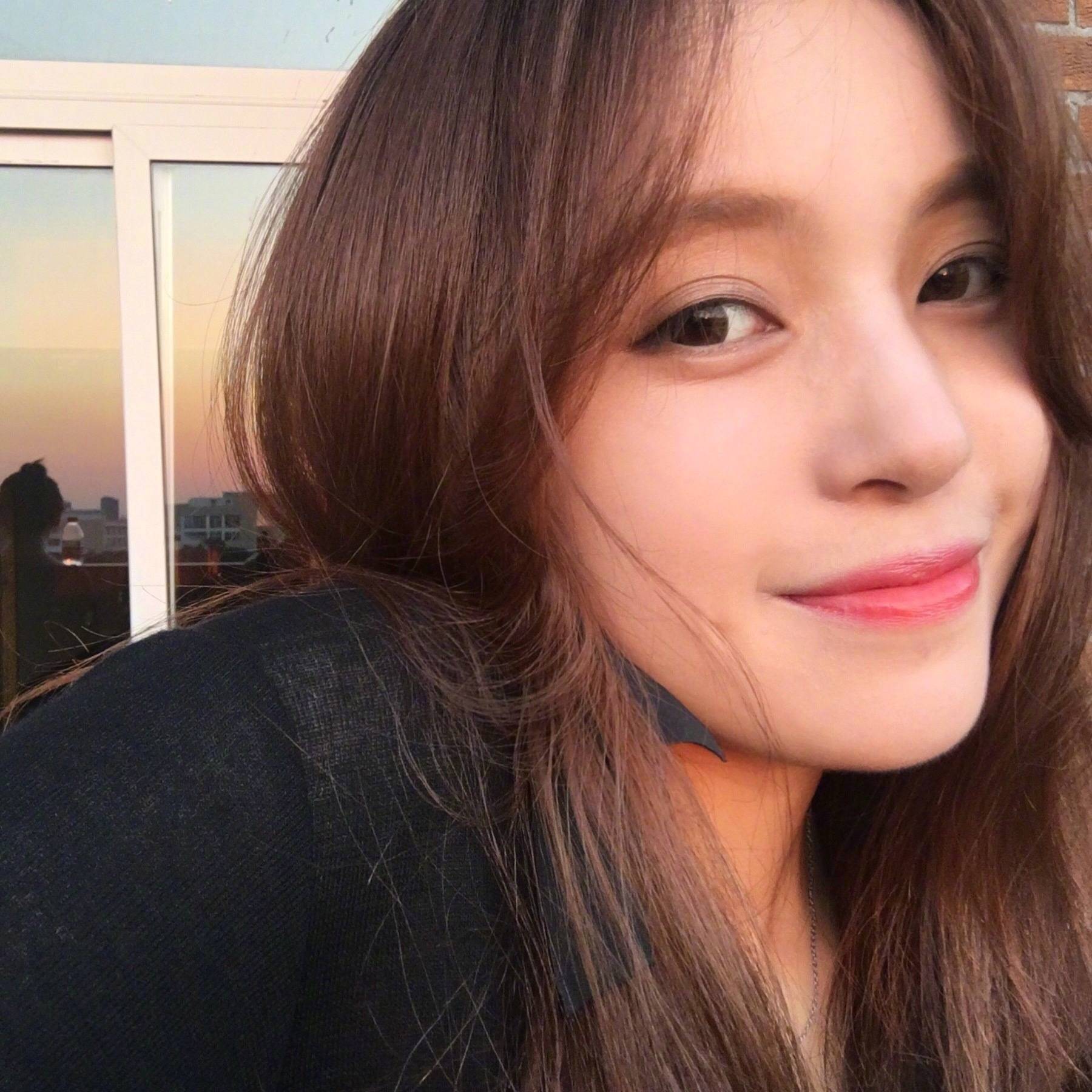 微信清纯性感文艺长发女头