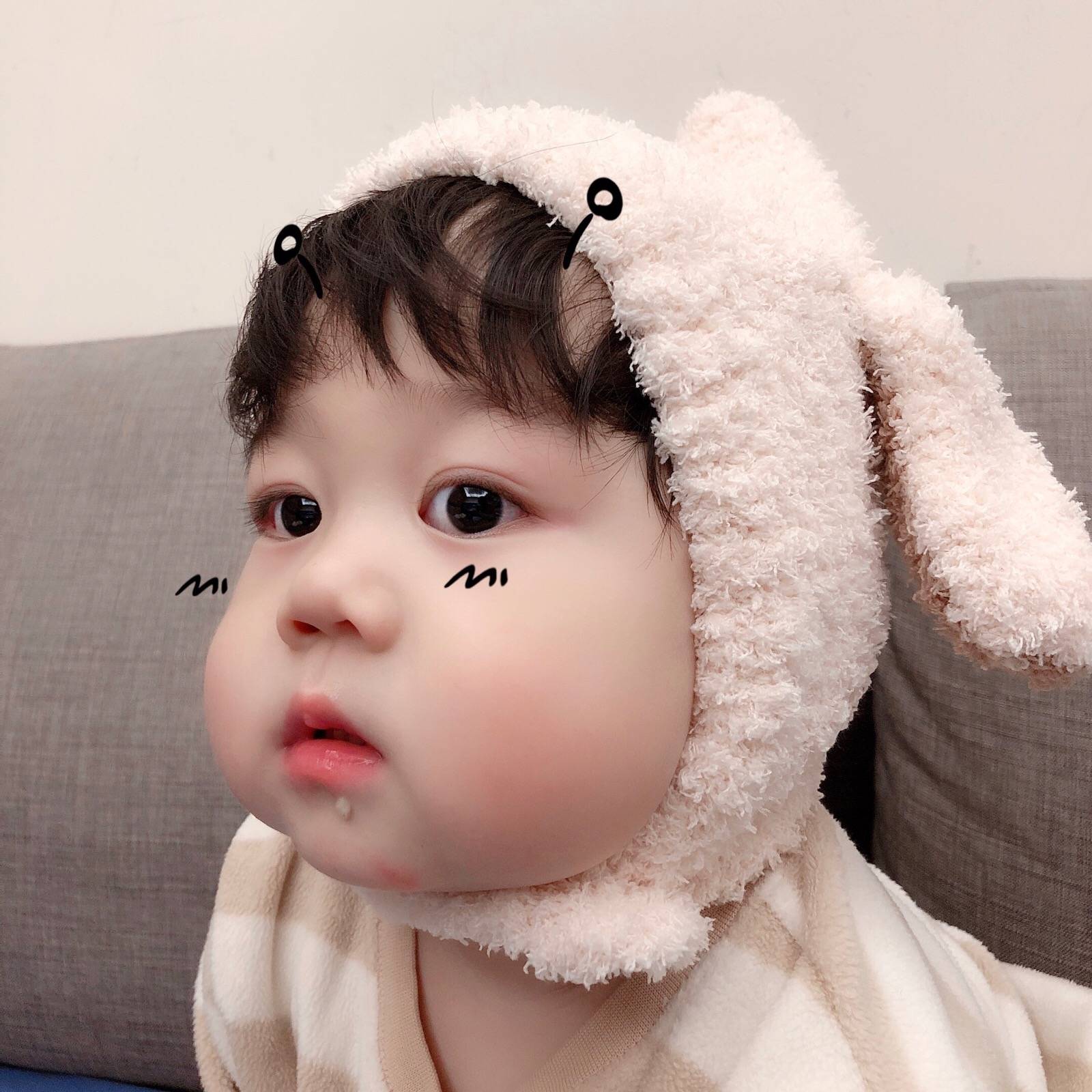 微信清纯性感文艺长发女头