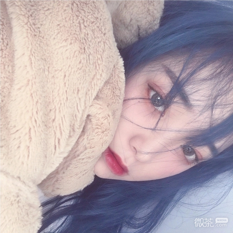微信激萌忧伤时尚好看女头