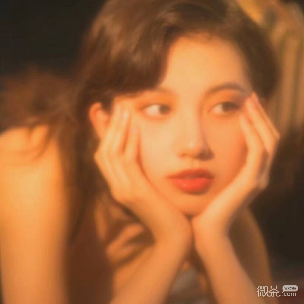 微信洒脱性感迷人长发女头