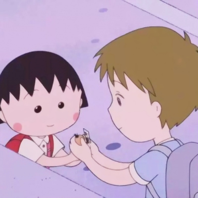 樱桃小丸子系列微信CP情侣头像下载