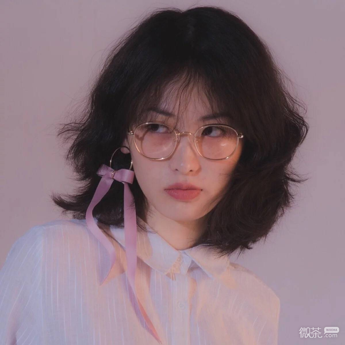 微信激萌忧伤时尚好看女头