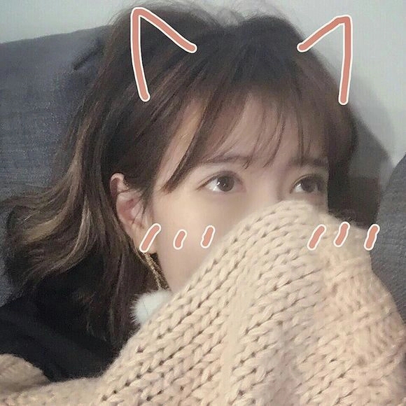 微信清纯性感文艺长发女头