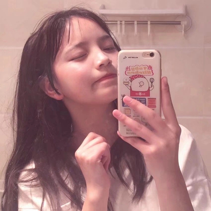 微信清纯性感文艺长发女头