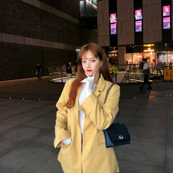 复古清新时尚长发女头