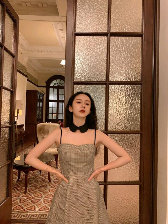 复古清新时尚长发女头