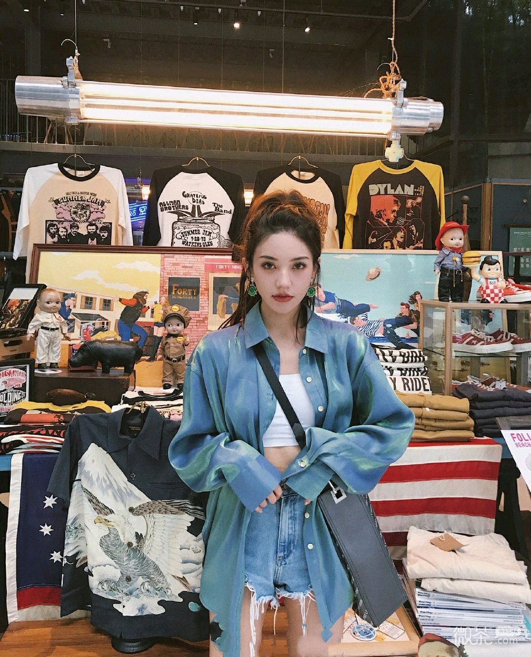 微信冷酷长发御姐女头